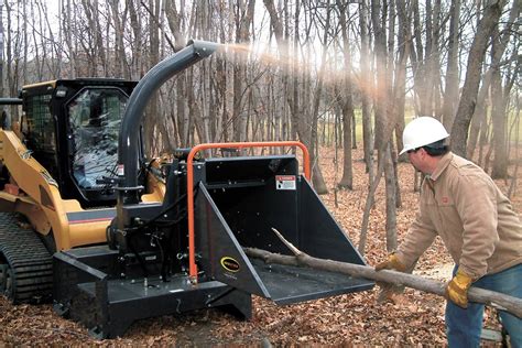 quick attach skid steer wood chipper|skid steer attachment for excavator.